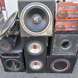 Car Subwoofers Lol 10 Subs All Working $199