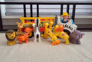 🚚 Animal Transport Truck Toy Set – Interactive Sounds