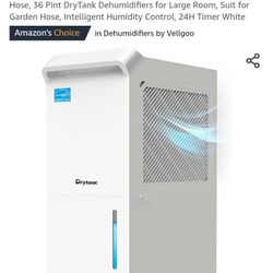 Dry tank Energy Star Dehumidifier