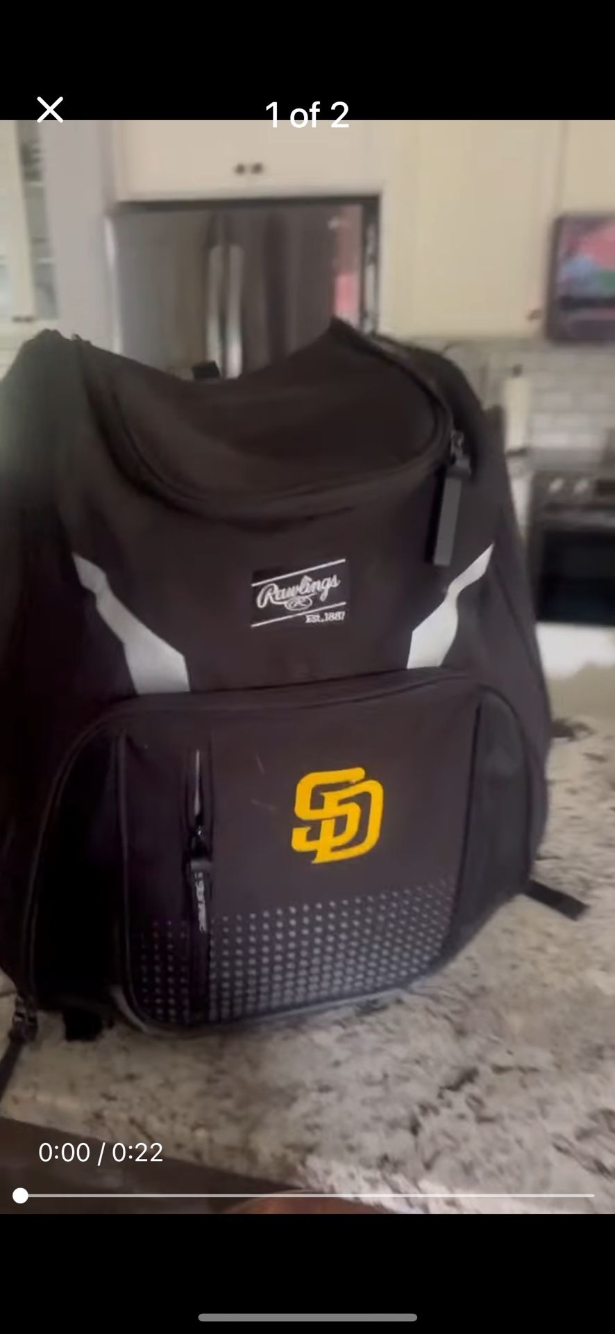 Rawlings Baseball Backpack 
