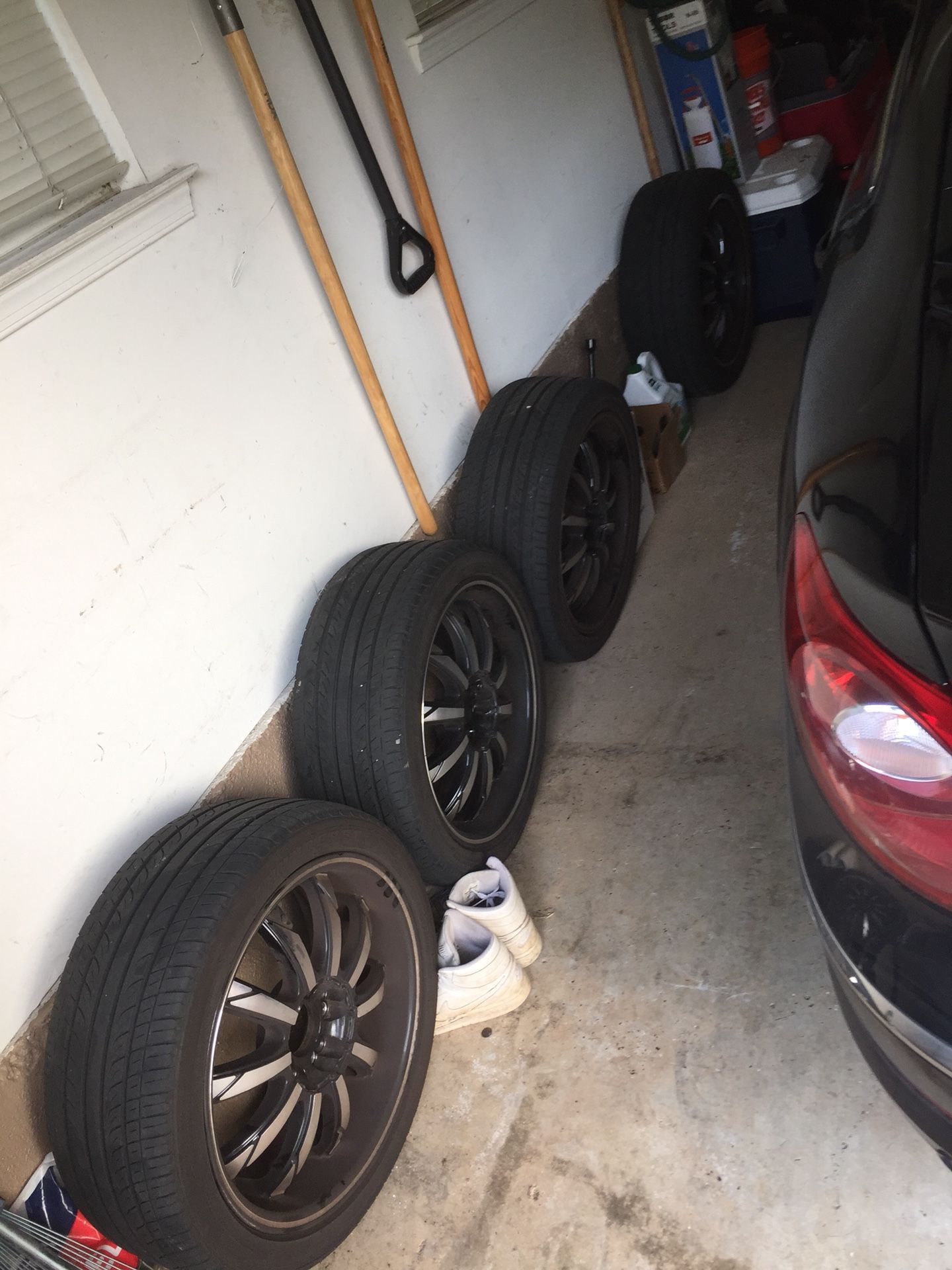 Five 18” Dip slack rims