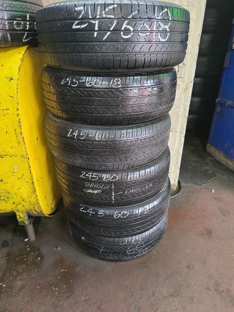245.60R18 Good Used Tire