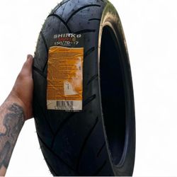 New rear Motorcycle tire