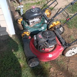Two Lawn Mowers They Work Fine 50 Each 80 For Both