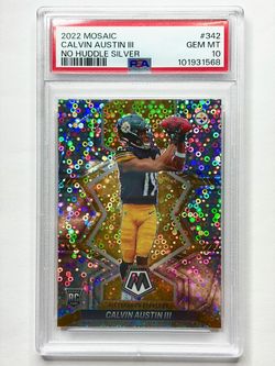 Calvin Austin III No Huddle Silver PSA 10 - Steelers
