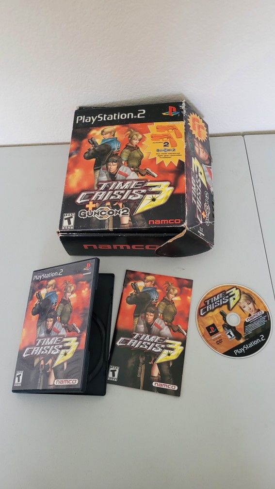 Time Crisis 3 for PS2 *CIB* 