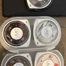 Five PSP Games. 