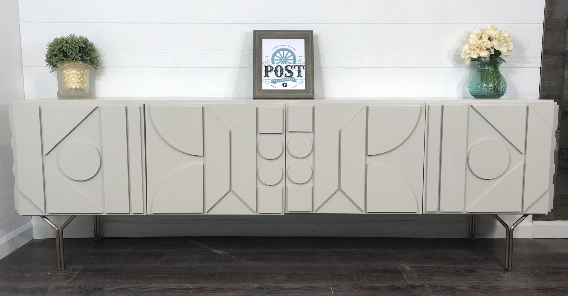 West Elm pictograph Media console