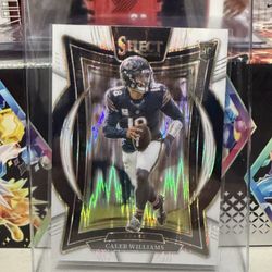 2024 Panini Select White Shock Caleb Williams #25 /199