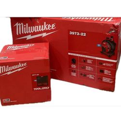 Milwaukee M18 M12 Cordless 120 ft. HDR Pipeline Sewer Inspection Camera System Image Reel Kit w/ 500GB Hub & Monitor  $6499  New
