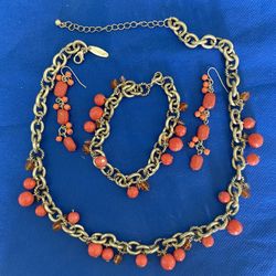 Necklace And Earrings & Bracelet