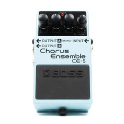 Boss CE-5 Chorus Ensemble Effect Pedal (Dark Gray Label) - Blue