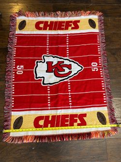 Vintage KC chiefs throw