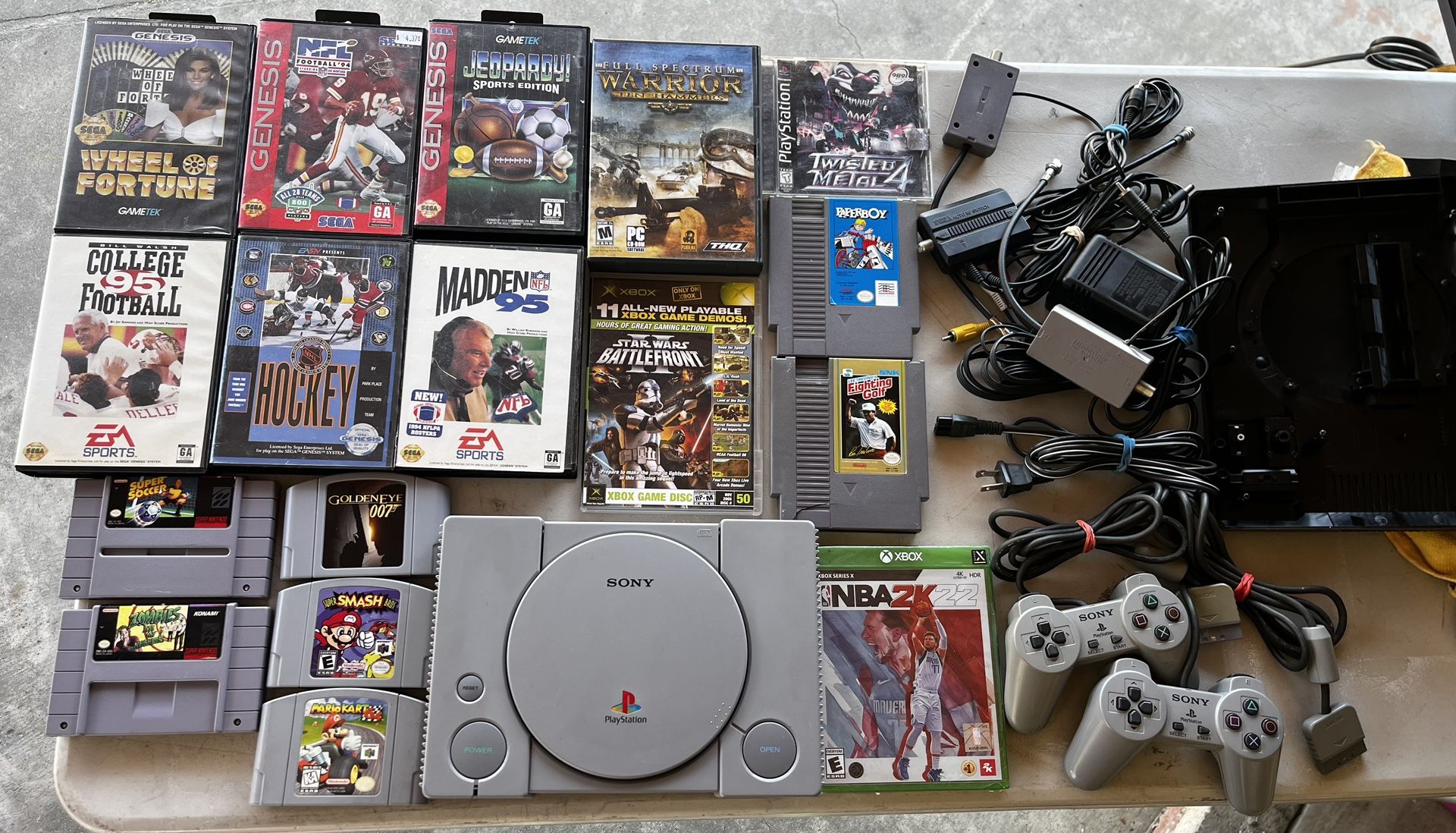 Video Retro Game Lot For Trade Or Sell
