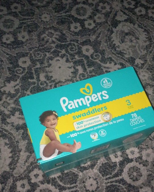 Pampers  Swaddlers  Diapers  And Wipes  Bundle 