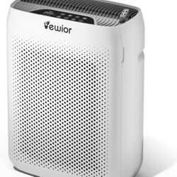 NEW EWIOR Air Purifiers for Home Large Room up to 3000sq.ft, H13 HEPA Filter Air Purifier for Bedroom with PM2.5 Display Air Quality Sensor, Sleep Mod