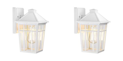 Outdoor Sconce Lights Wall Light Fixtures, Front Porch Light Outdoor Wall Anti-Rust Waterproof Aluminum with Glass Exterior Light Fixture for Patio, Y