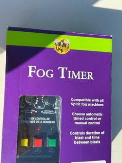 New Fog Timer Remote Spirit Halloween Fog Machine Timer