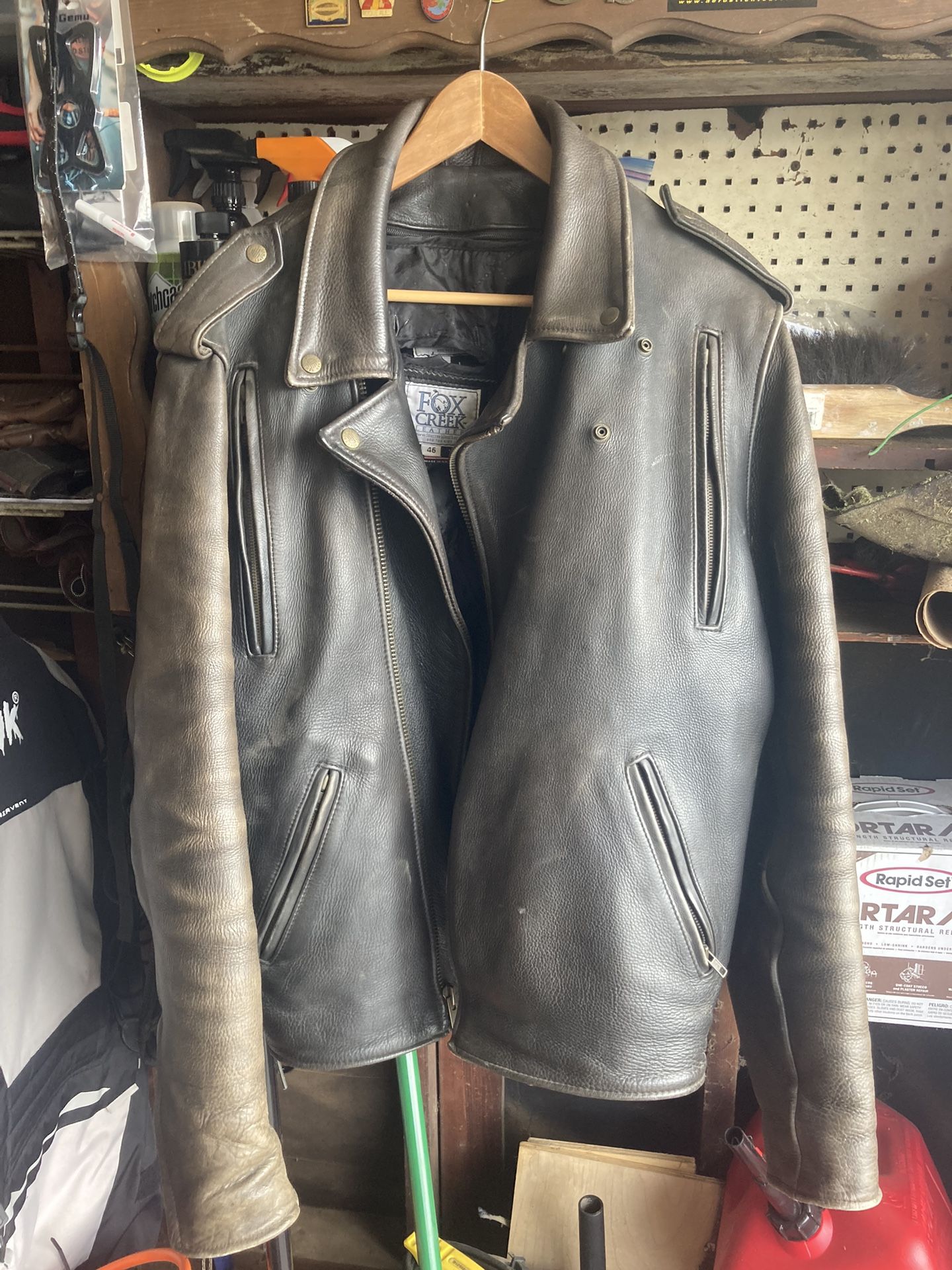 Fox Creek Motorcycle Leather Jacket
