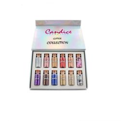 Candice Cosmetics Brand New12 Piece Pc Face And Eyes Loose And Chunky Glitter Kit Set