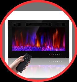 Electric Fireplace Insert 30" 