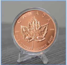 Canadian Maple Leaf Copper 1oz 