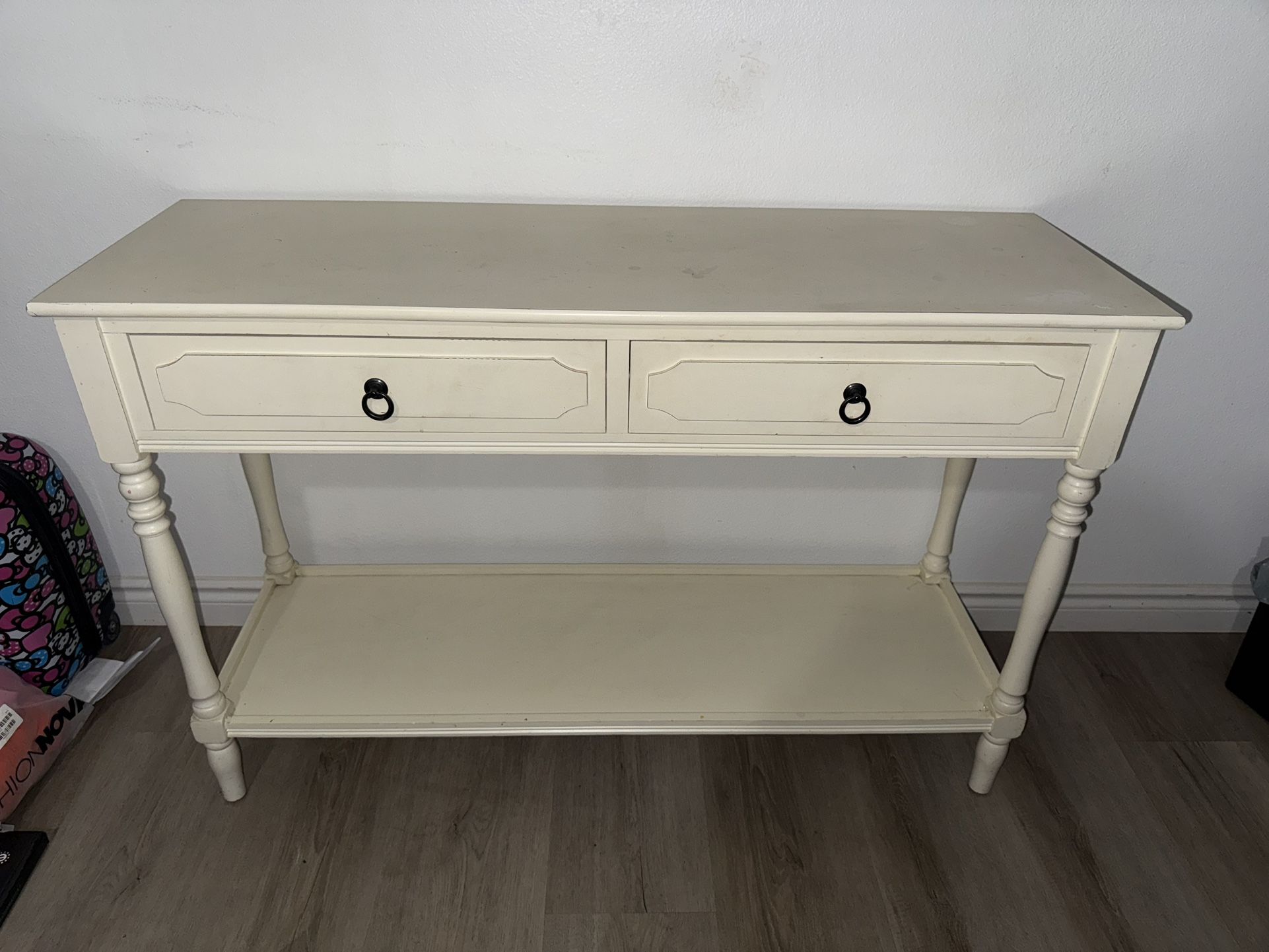 Entry Table with Drawers