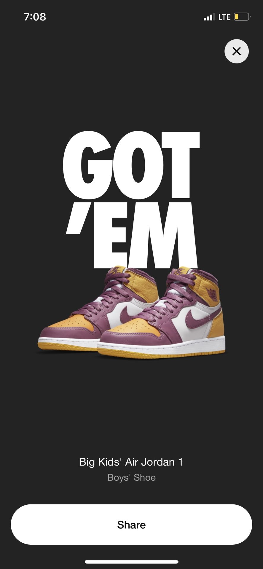 Air Jordan 1 University Gold And Light Bordeaux
