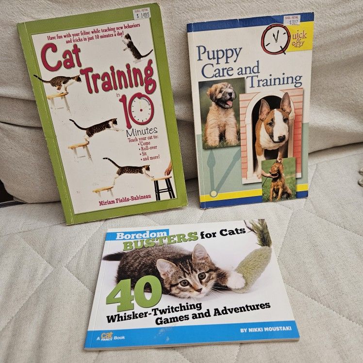 Cat and Dog Training Books