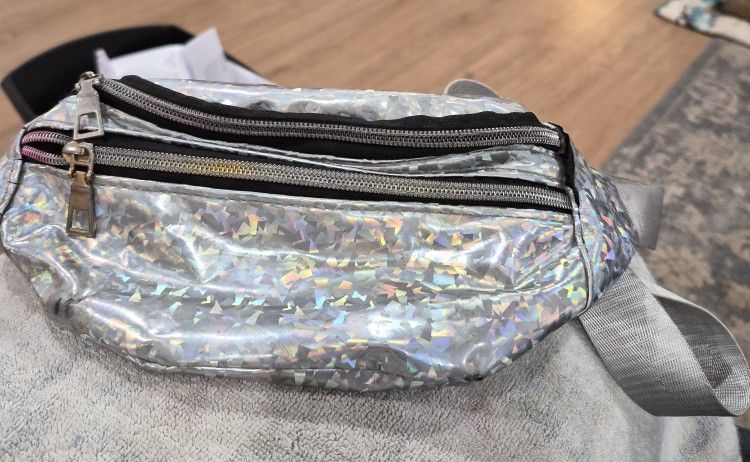 Silver Fanny Pack 