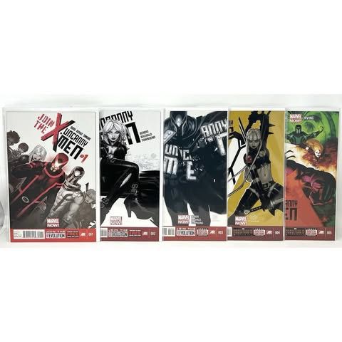 2013 Marvel 3rd Series Join The Uncanny X-Men 1-5 Comic Book Lot