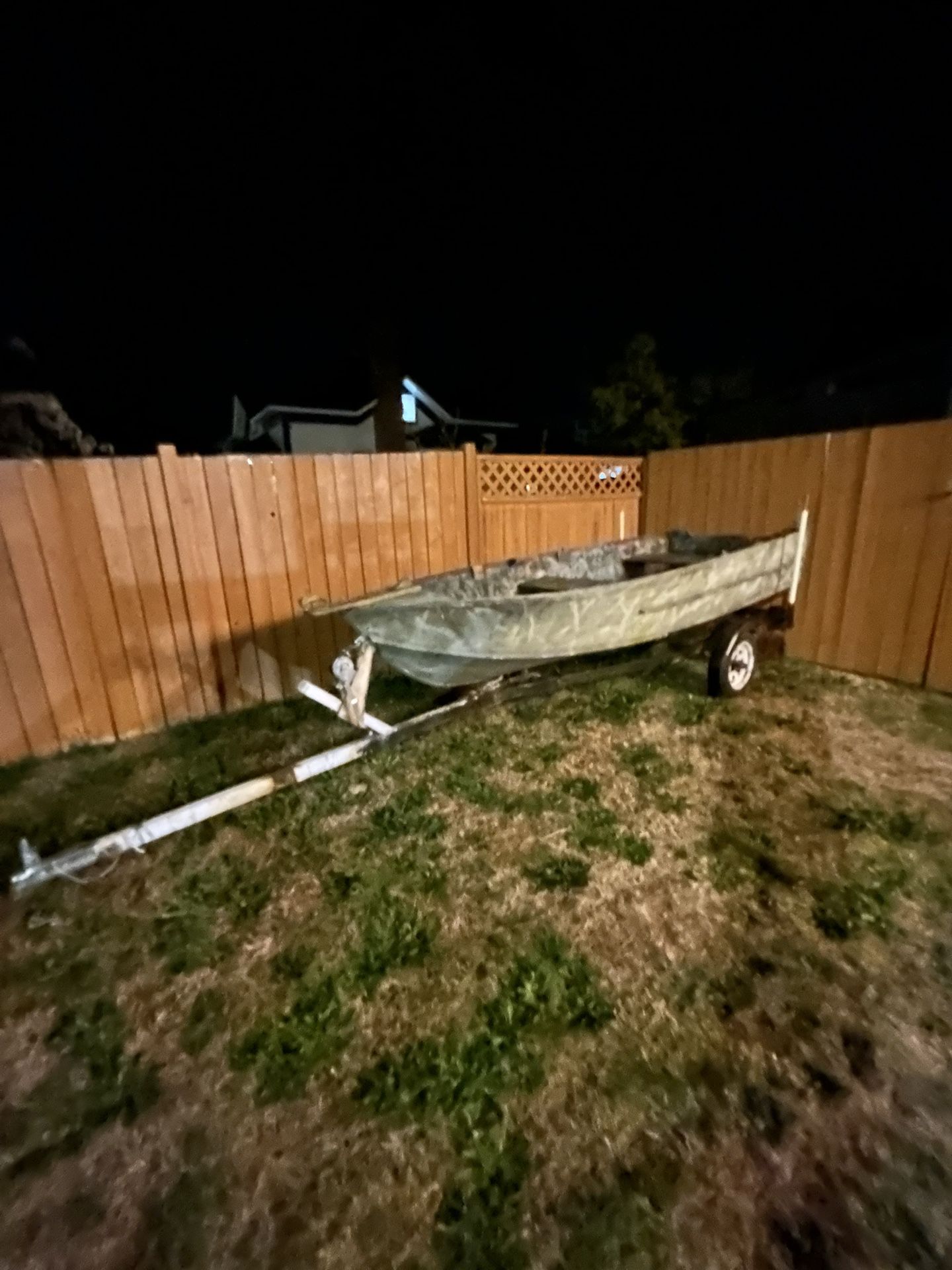 12 Ft Aluminum Hewes Craft Fishing Boat