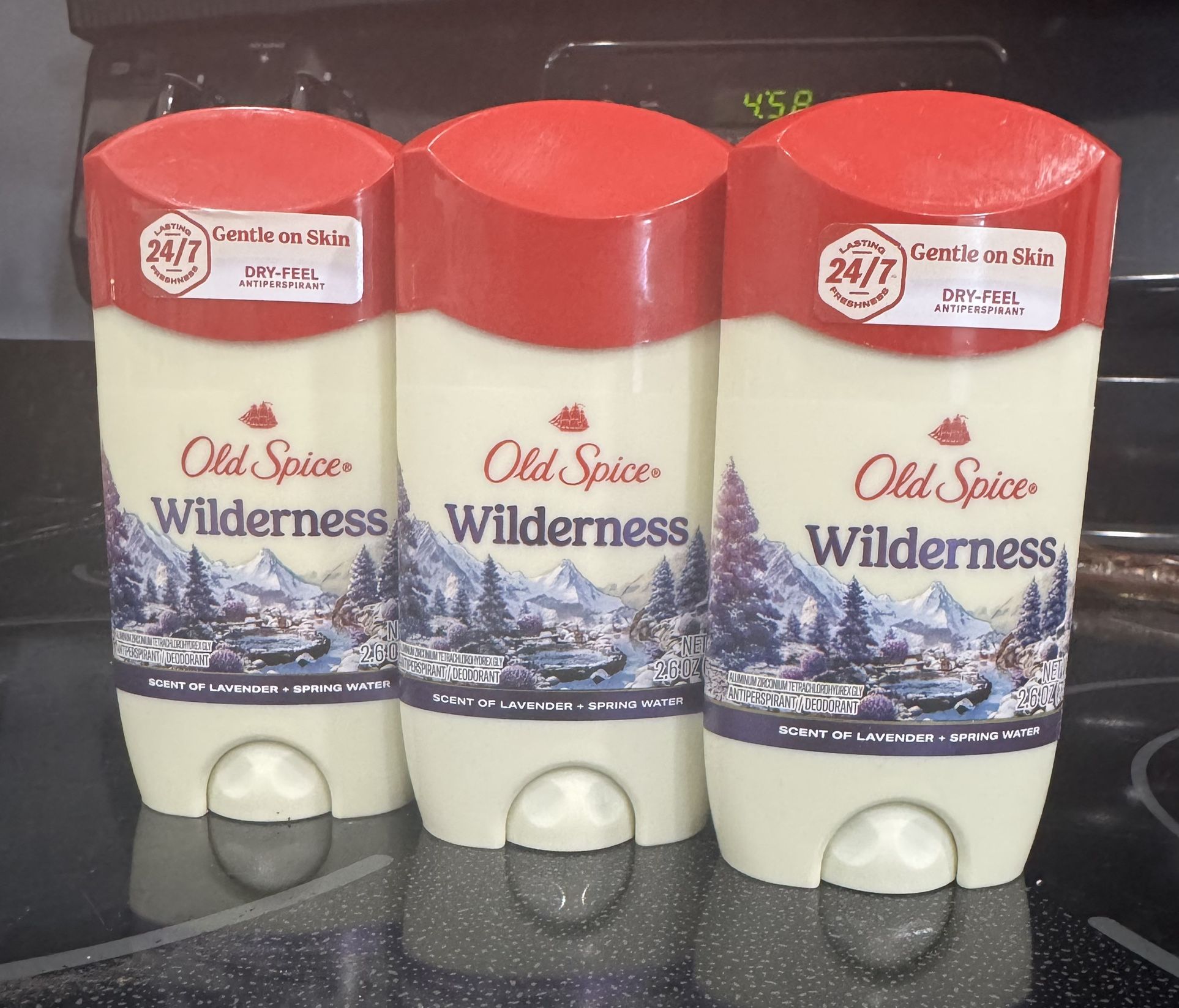 Old Spice Wilderness Antiperspirant 3ct