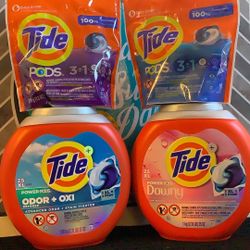 2-25 XL Tide Pods 2-16 Tide Pods All For $32