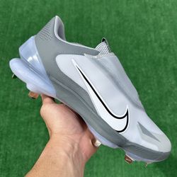 NIKE FORCE ZOOM TROUT 8 PRO “COOL GREY” METAL BASEBALL CLEATS (Size 10.5, Men’s)