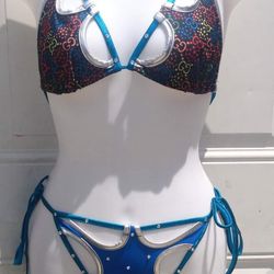 Bikini, Swimwear, Stripper Wear,Rave Wear