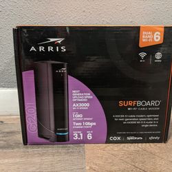 ARRIS SURFboard G20 DOCSIS 3.1 Cable Modem & AX3000 WiFi 6