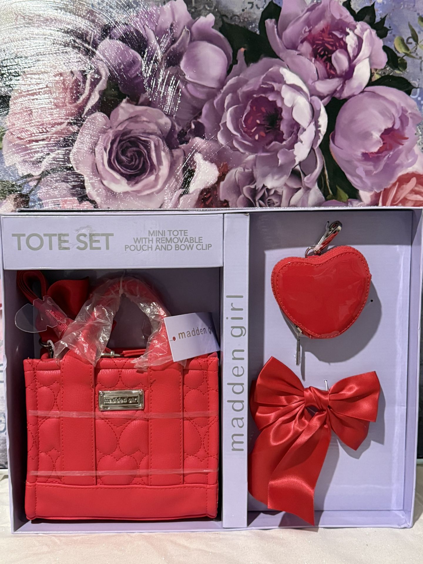 Steve Madden 3 Piece Tote set