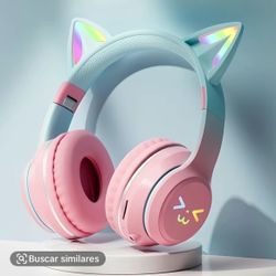 Wireless Headphone Cat Ear Desing 