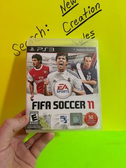 Like-NEW DISC FIFA Soccer 11 PS3 PlayStation 3 EA Sports FIFA 11 Football Soccer Sports Video Game Multiplayer Career Mode Tournament Teams Console