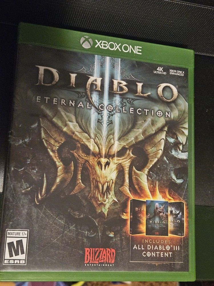 Diablo III: Eternal Collection - Microsoft Xbox One Used Good With Case