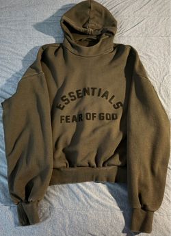 Essentials Small Black Mens Hoodie