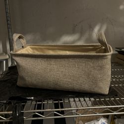 Canvas Storage Bin 