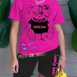 Two piece short outfit