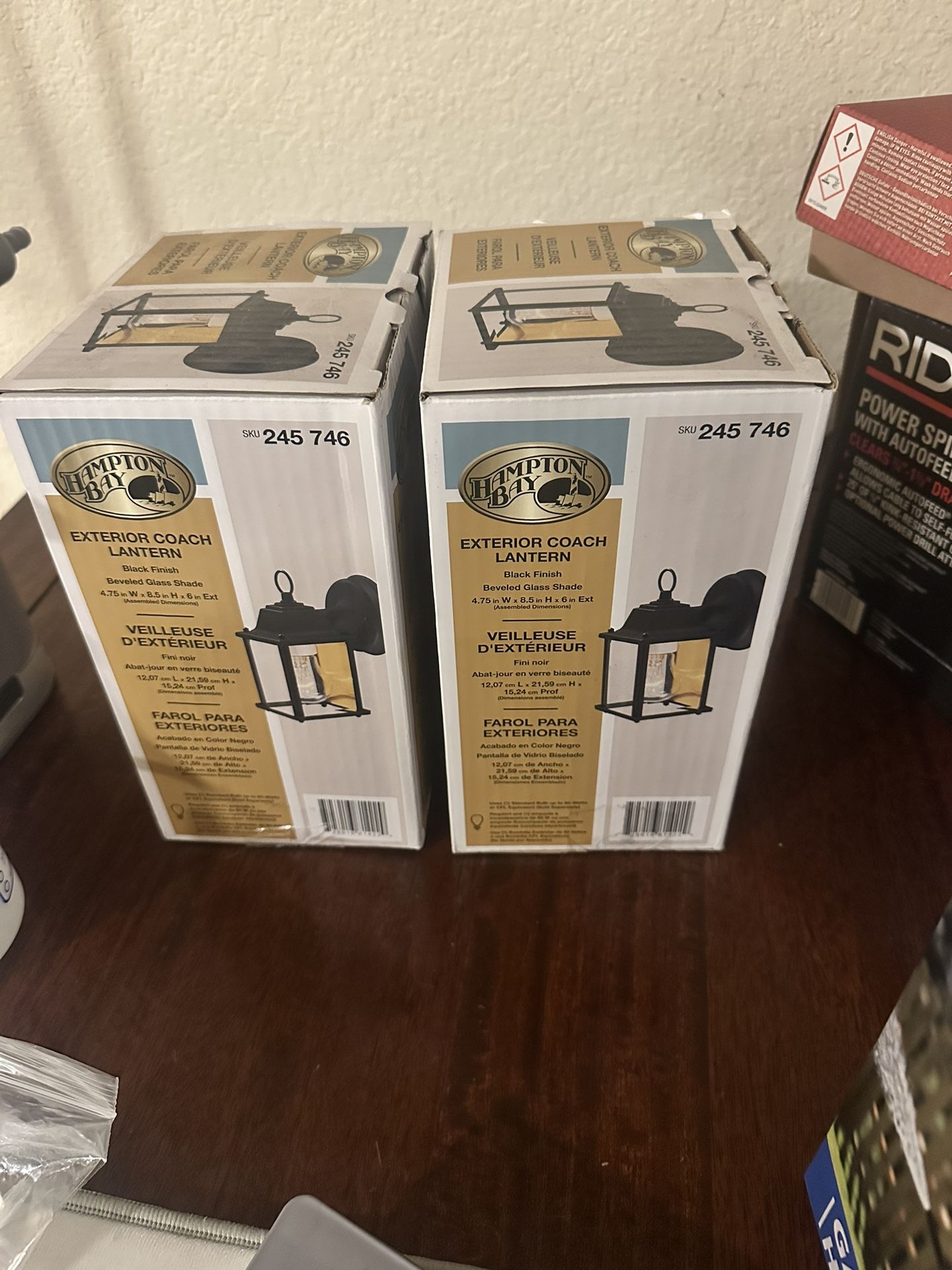 Hampton bay Exterior Coach Lantern