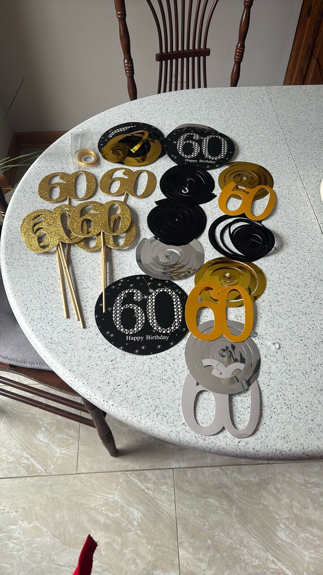 Party Decorations, 60Th Birthday
