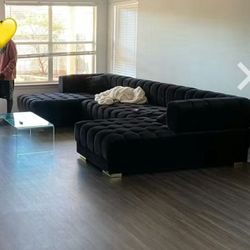 Sectional Seccional Double Chaise $80 Down Payment 