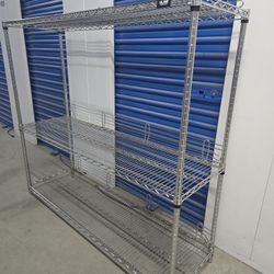 5ft Wide By 18 By 54 With 3 Adjustable Shelves 