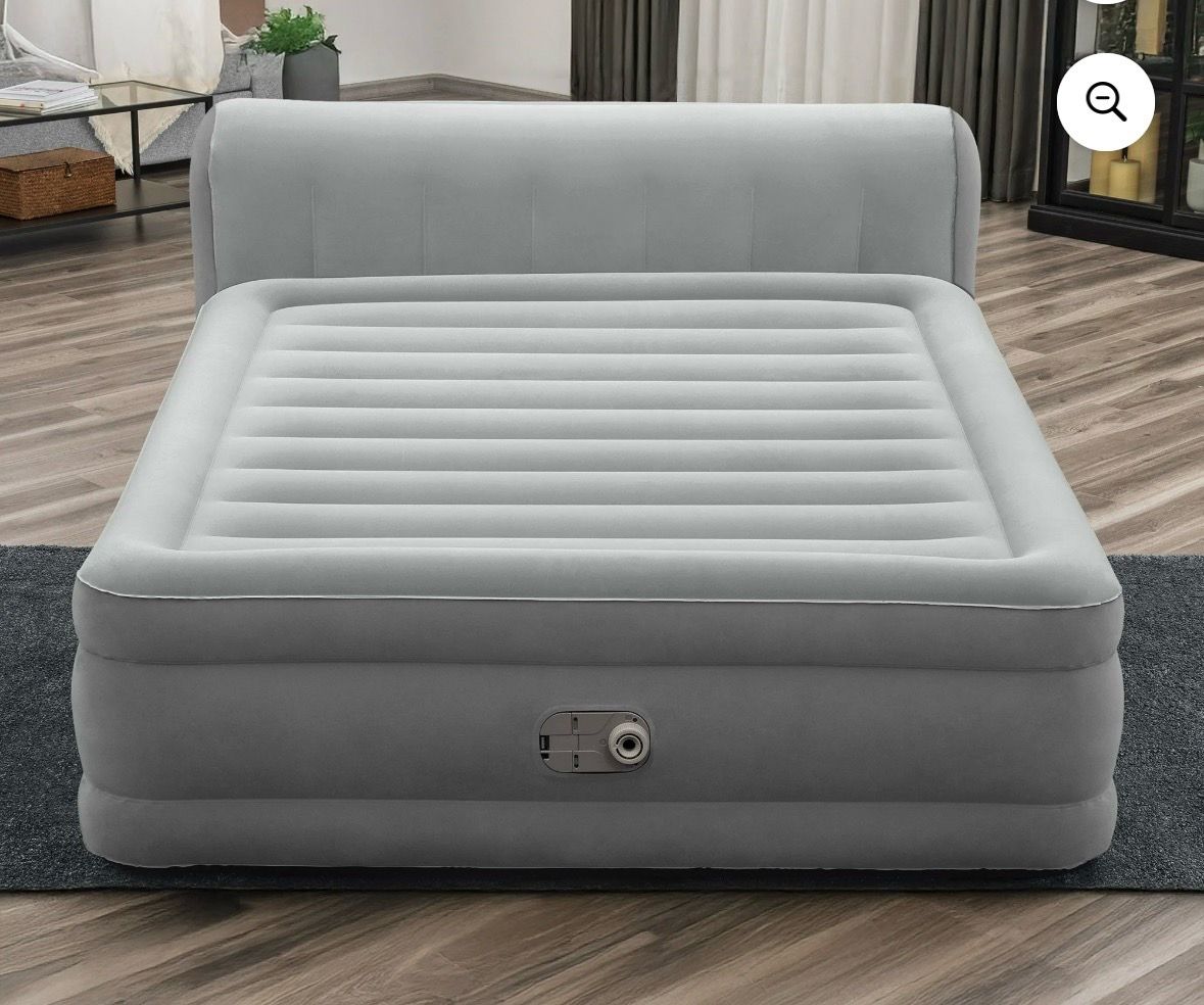Bestway queen air mattress, used in guest bedroom but we never had guests