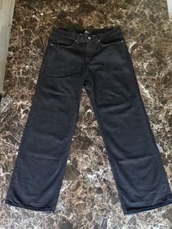 H&M black baggy style jean